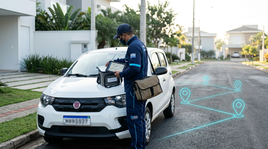 saude laboratorial gestao de coletadores em campo hero