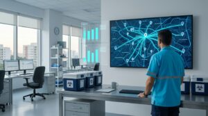 Como dimensionar a frota de coleta domiciliar no laboratório