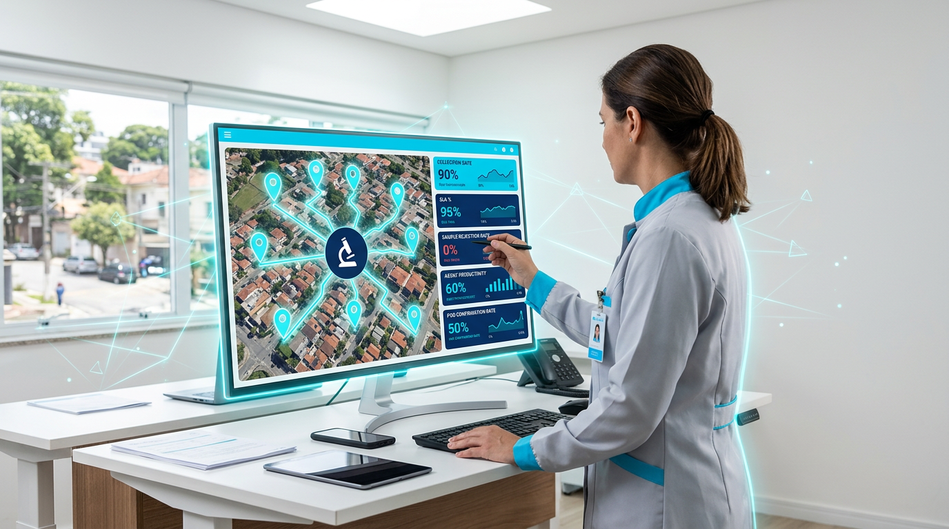 5 indicadores de coleta domiciliar que todo laboratório deveria monitorar