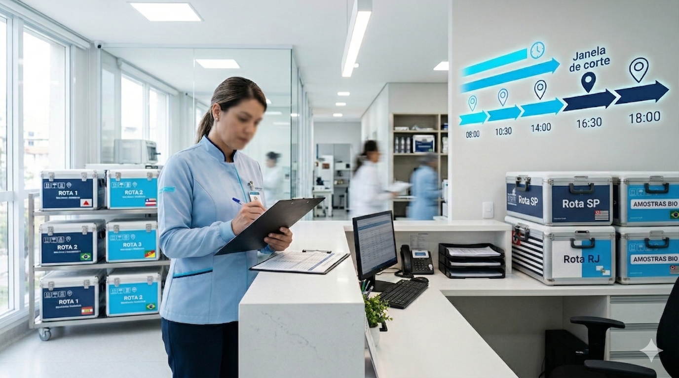 Como coordenar janelas de transferência Lab2Lab e evitar atraso na liberação de resultados